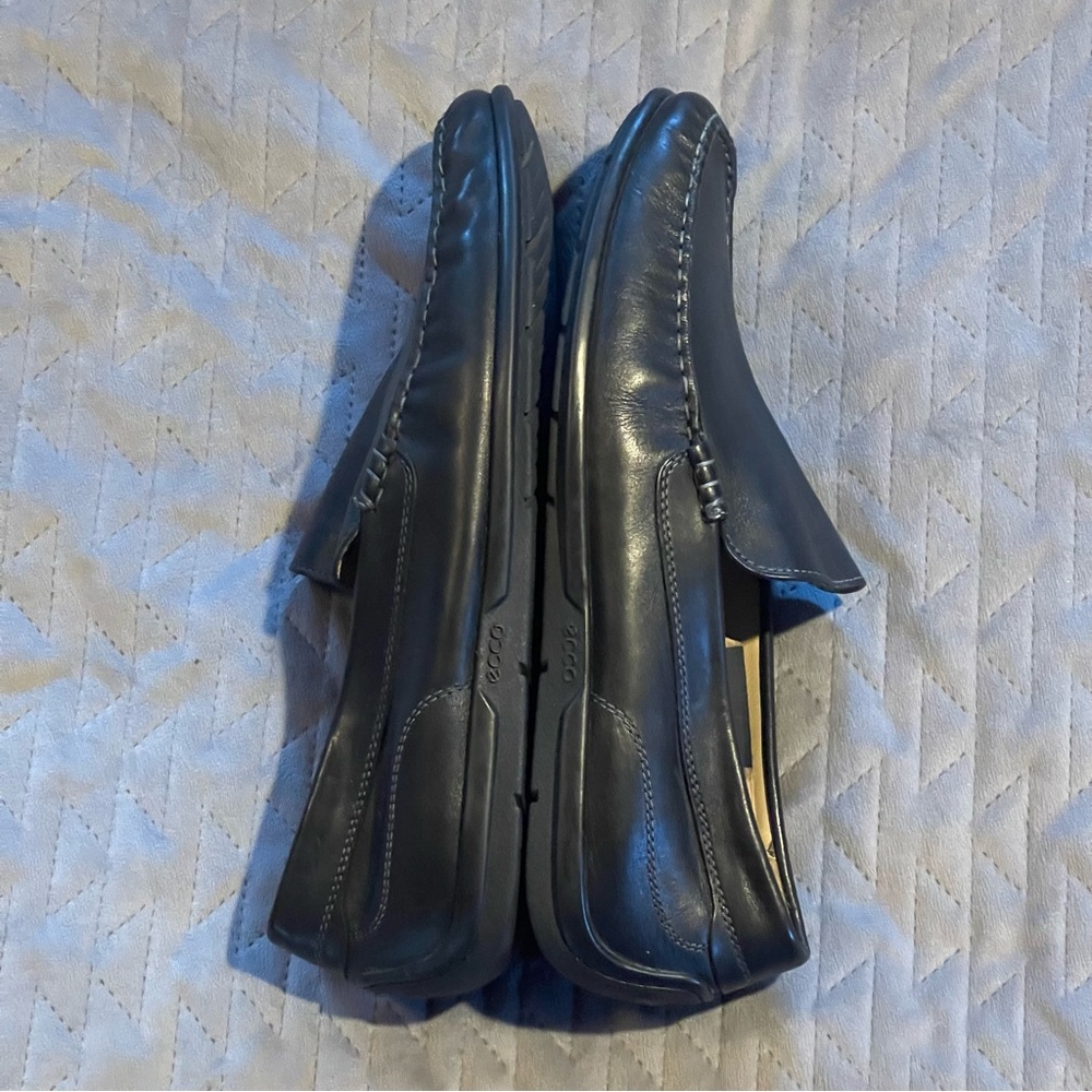 Ecco slip on shoes men’s size 46 US 12-12.5 pre-owned condition black - Picture 4 of 8